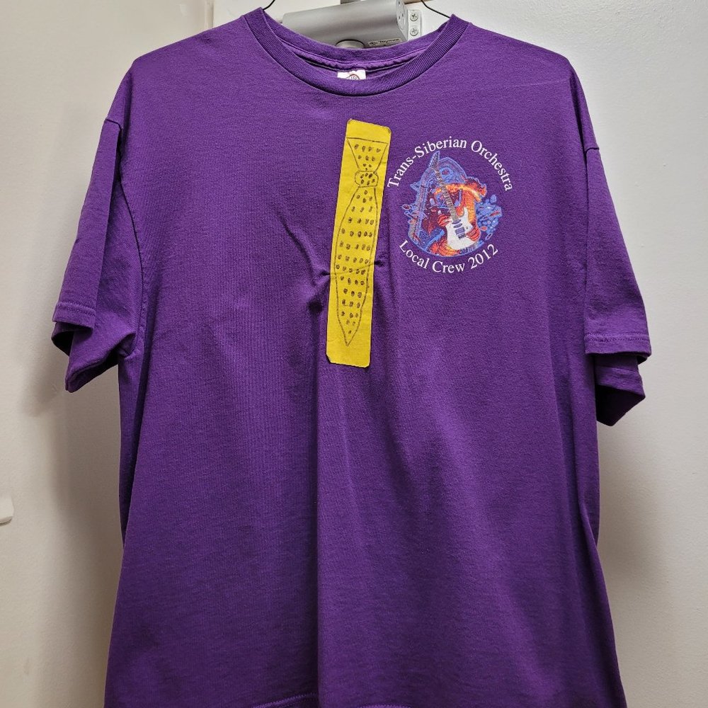 RARE, 2012 TRANS SIBERIAN ORCHESTRA, CREW GIFT TEE SHIRT, XL!!!